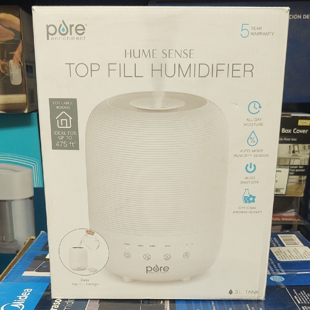 Pure Enrichment Hume Sense Top Fill Humidifier
